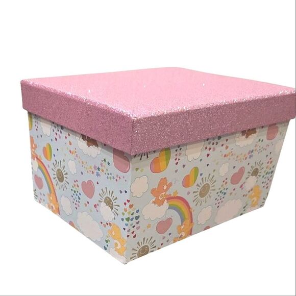 Care Bears Glittery Rainbow & Hearts Storage Box - Picture 2 of 6
